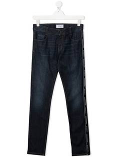 Givenchy Kids джинсы прямого кроя с логотипом
