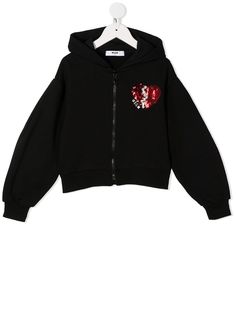 MSGM Kids худи с пайетками