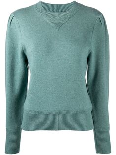 Isabel Marant Étoile джемпер с круглым вырезом и пышными рукавами