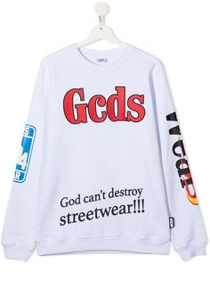 Gcds Kids футболка с графичным принтом