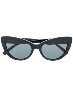 Versace Eyewear солнцезащитные очки в массивной оправе кошачий глаз