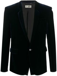 Saint Laurent бархатный пиджак
