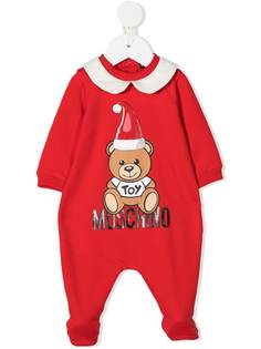 Moschino Kids пижама Teddy Bear с логотипом