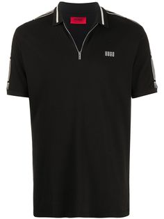 Boss Hugo Boss рубашка поло с воротником на молнии