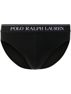 Polo Ralph Lauren комплект из трех трусов-брифов с логотипом