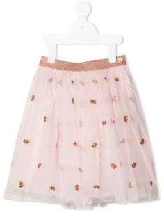 LANVIN Enfant пышная юбка с блестками