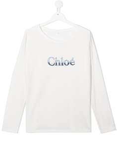 Chloé Kids футболка с длинными рукавами