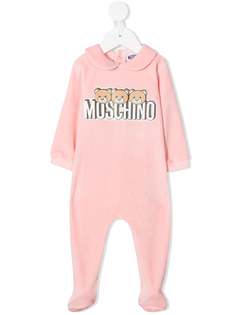 Moschino Kids комбинезон для новорожденного с принтом Toy Bear