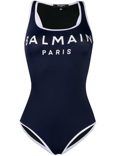 Balmain слитный купальник с логотипом
