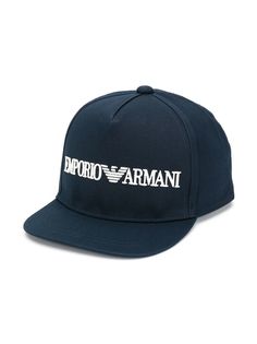 Emporio Armani Kids бейсболка с вышитым логотипом