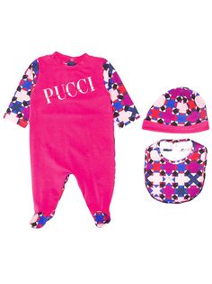 Emilio Pucci Junior ромпер с логотипом