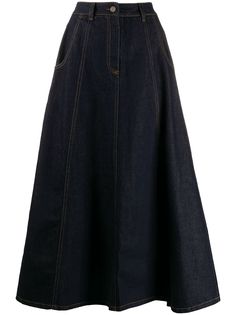 Société Anonyme джинсовая юбка с завышенной талией