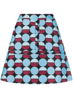 La DoubleJ юбка мини с геометричным принтом