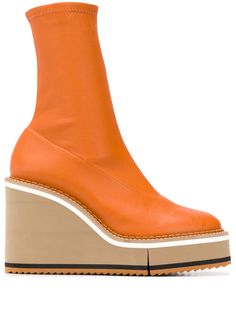 Clergerie ботильоны Bliss на танкетке