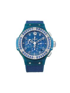 Hublot наручные часы Big Bang Blue Linen pre-owned 41 мм 2020-го года