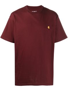 Carhartt WIP футболка с вышитым логотипом