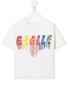Gaelle Paris Kids футболка с короткими рукавами и логотипом