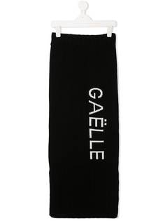 Gaelle Paris Kids трикотажная юбка вязки интарсия