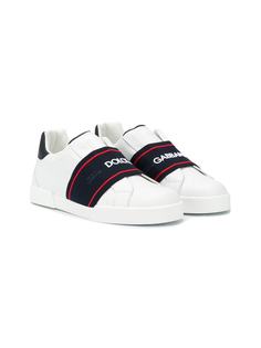 Dolce & Gabbana Kids слипоны со вставками