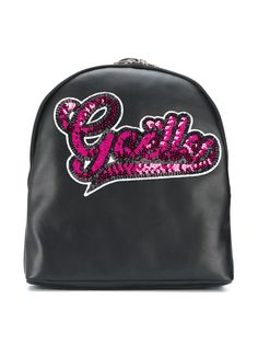Gaelle Paris Kids рюкзак с пайетками и логотипом
