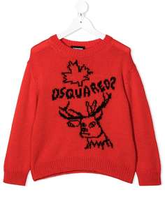 Dsquared2 Kids джемпер с круглым вырезом