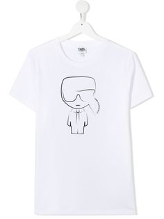 Karl Lagerfeld Kids футболка с логотипом