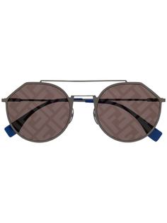 Fendi Eyewear солнцезащитные очки в круглой оправе