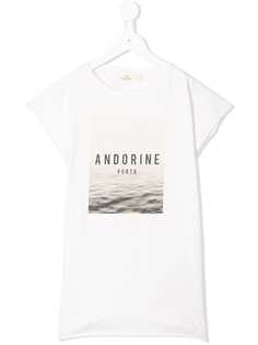 Andorine платье-футболка с принтом
