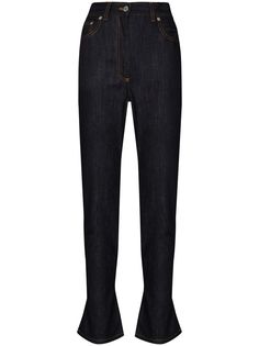 JW Anderson узкие джинсы с завязками на щиколотках