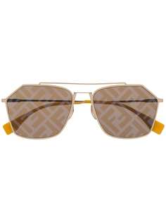 Fendi Eyewear солнцезащитные очки с логотипом