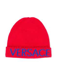 Young Versace шапка бини с логотипом