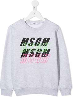 MSGM Kids толстовка с логотипом