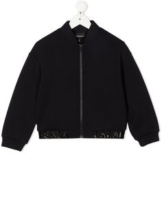 Emporio Armani Kids куртка-бомбер с логотипом