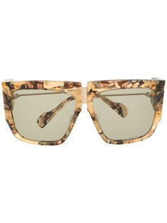 Ports 1961 солнцезащитные очки в квадратной оправе черепаховой расцветки