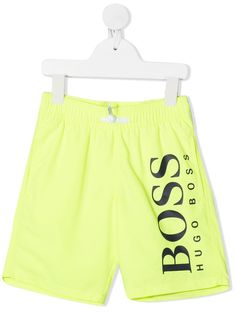 BOSS Kidswear плавки-шорты с логотипом