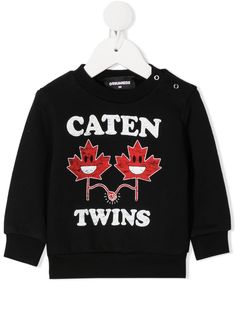 Dsquared2 Kids топ с графичным принтом