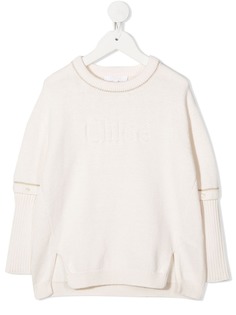 Chloé Kids трикотажный джемпер