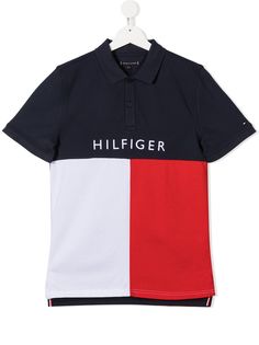 Tommy Hilfiger Junior футболка в стиле колор-блок