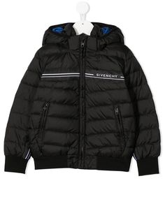 Givenchy Kids стеганый пуховик