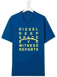 Diesel Kids футболка с надписью