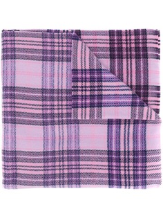 Acne Studios клетчатый шарф с логотипом