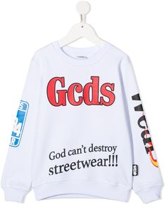 Gcds Kids футболка с графичным принтом