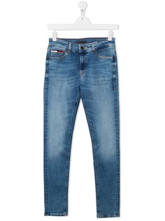 Tommy Hilfiger Junior узкие джинсы средней посадки