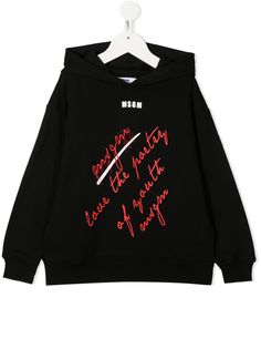 Msgm Kids худи с принтом