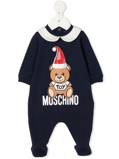 Moschino Kids пижама Teddy Bear с логотипом