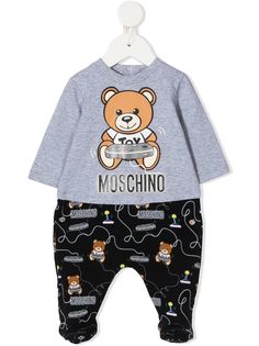 Moschino Kids пижама с логотипом