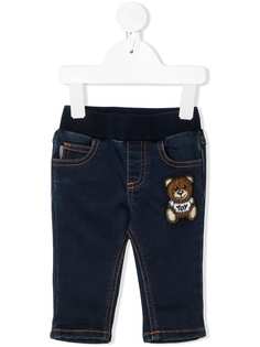 Moschino Kids джинсы с вышивкой Teddy Bear