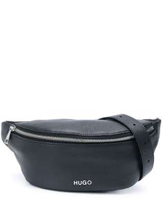 HUGO поясная сумка из зернистой кожи