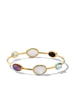 IPPOLITA браслет-бэнгл Luce 6-stone из желтого золота