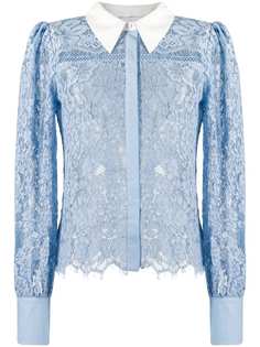 Self-Portrait тонкий кружевной топ